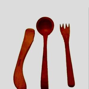 Pampered Chef Bamboo Serving Set - New in package